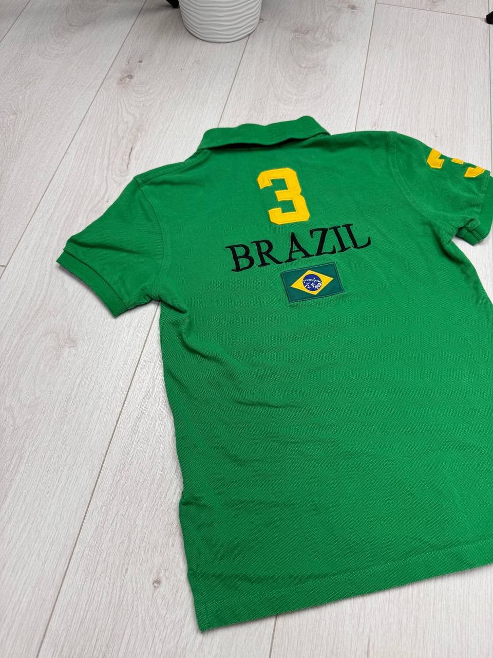 Polo Ralph Lauren Polo Ralph Lauren T-shirt green yellow BRASIL Size XS / US 0-2 / IT 36-38 - 12 Thumbnail
