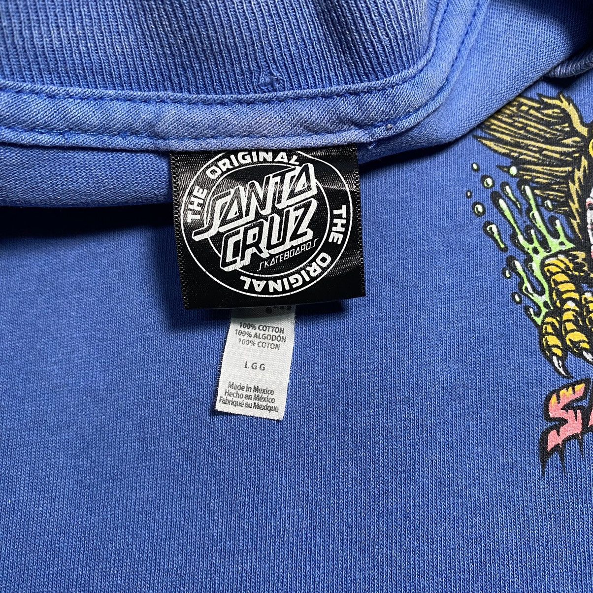Santa Cruz Skateboards × Vintage VINTAGE SANTA CRUZ SKATEBOARD T SHIRT Size US L / EU 52-54 / 3 - 4 Thumbnail