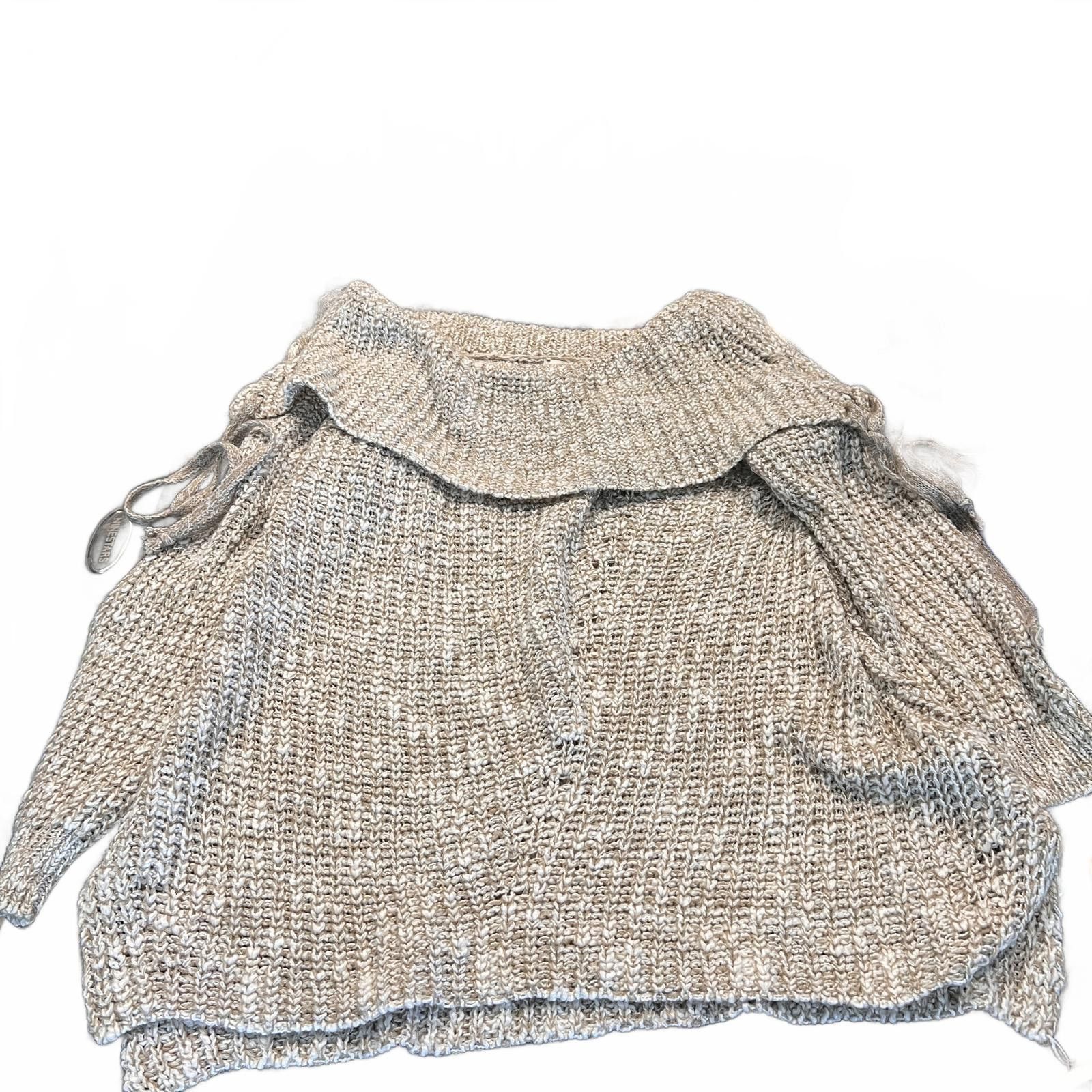 Other Umgee USA Women's Knit Sweater Size S Beige Size S / US 4 / IT 40 - 2 Thumbnail