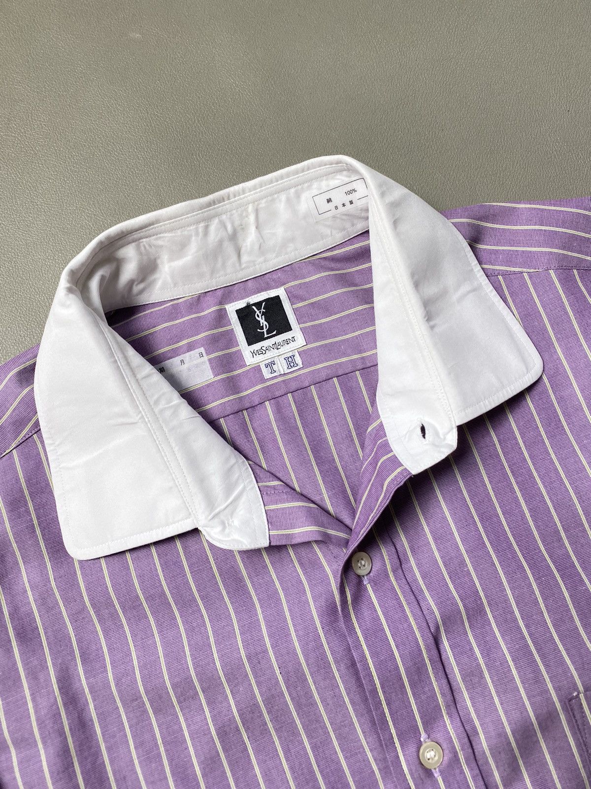 Vintage × Yves Saint Laurent Vintage Yves Saint Laurent Button Shirt Size US L / EU 52-54 / 3 - 4 Thumbnail