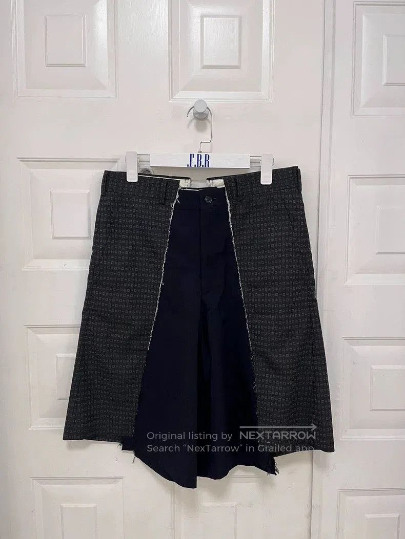 Comme des Garcons COMME des GARCONS HOMME PLUS 17SS Patchwork Shorts. Size US 34 / EU 50 - 1 Thumbnail