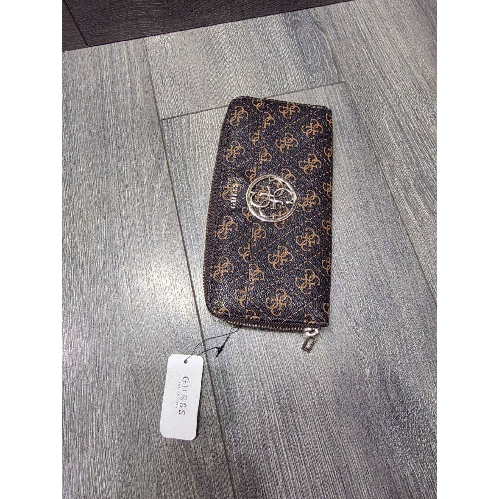 Guess Guess women's Wallet with the brand logo Brown B000617 Size ONE SIZE - 3 Thumbnail