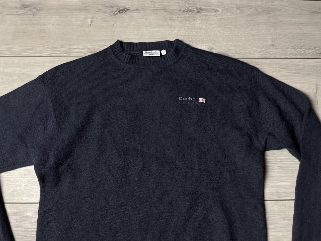 Reebok Reebok sweater wool small logo size Large Size US L / EU 52-54 / 3 - 2 Thumbnail
