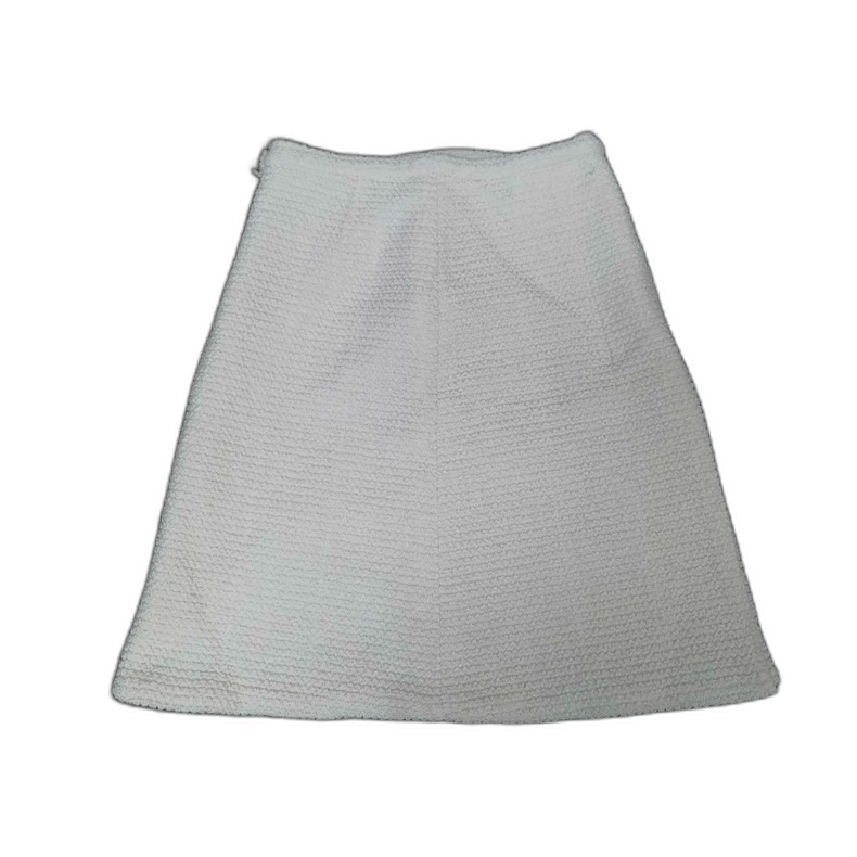 Chanel Chanel Off-White Classic Skirt Size 40 Size 40" / US 18 - 1 Thumbnail