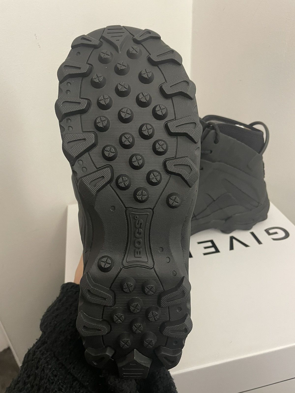 Givenchy Bogs lace up boots in rubber and neoprene Size US 11 / EU 44 - 7 Thumbnail