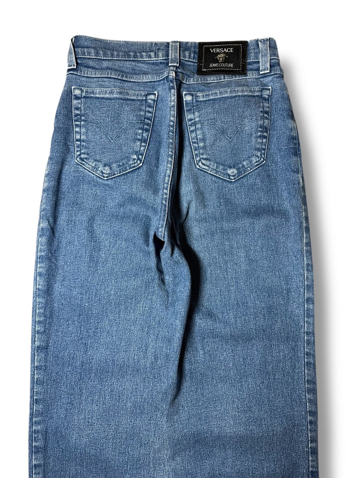 Versace Vintage Versace Jeans Couture Jeans Denim 90s Blue Pants Size US 31 - 2 Thumbnail
