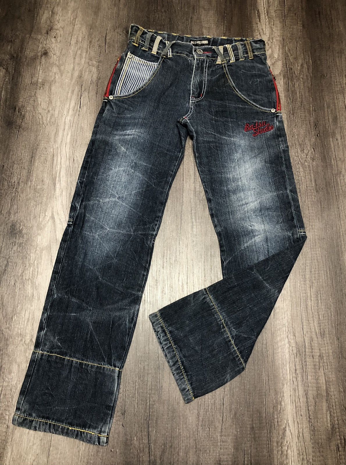 Hysteric Glamour × Japanese Brand BA-TSU STUDIO ROCK DENIM JEANS JAPANESE BRAND (UNISEX) Size US 29 - 14 Thumbnail