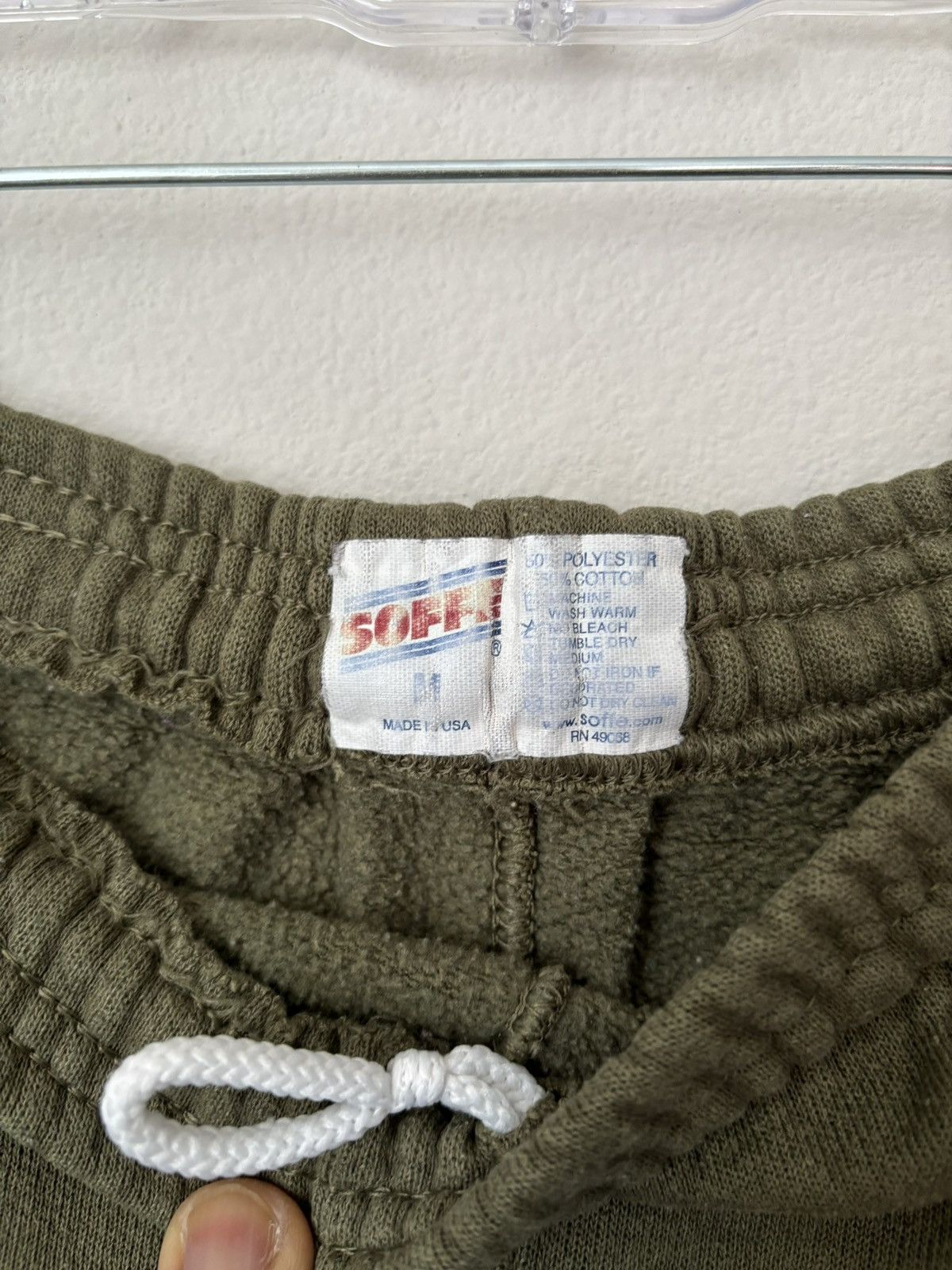 Vintage Vintage Soffe USMC Sweatpants USA Made Olive Green Medium Size US 30 / EU 46 - 3 Thumbnail