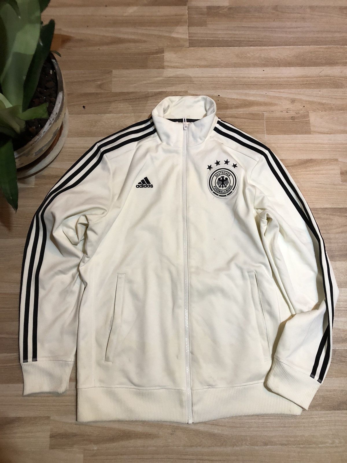 Adidas Adidas Hoodie Sweatshirt Germany National Team Soccer Size M Size US M / EU 48-50 / 2 - 1 Thumbnail