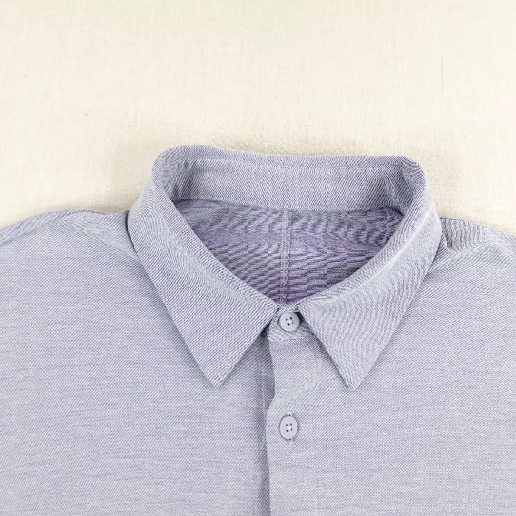 Lululemon Lululemon Shirt Mens Large Blue Button-Up Long Sleeve Breathable Pockets Cotton Blend Regular Fit Size US L / EU 52-54 / 3 - 2 Thumbnail