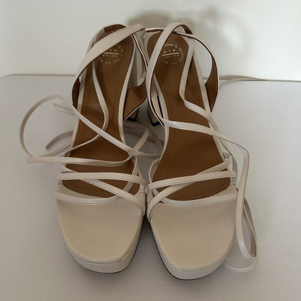 ATP Atelier ATP Atelier Leather Platform Sandals Size 8 Size US 10.5 / IT 40.5 - 2 Thumbnail