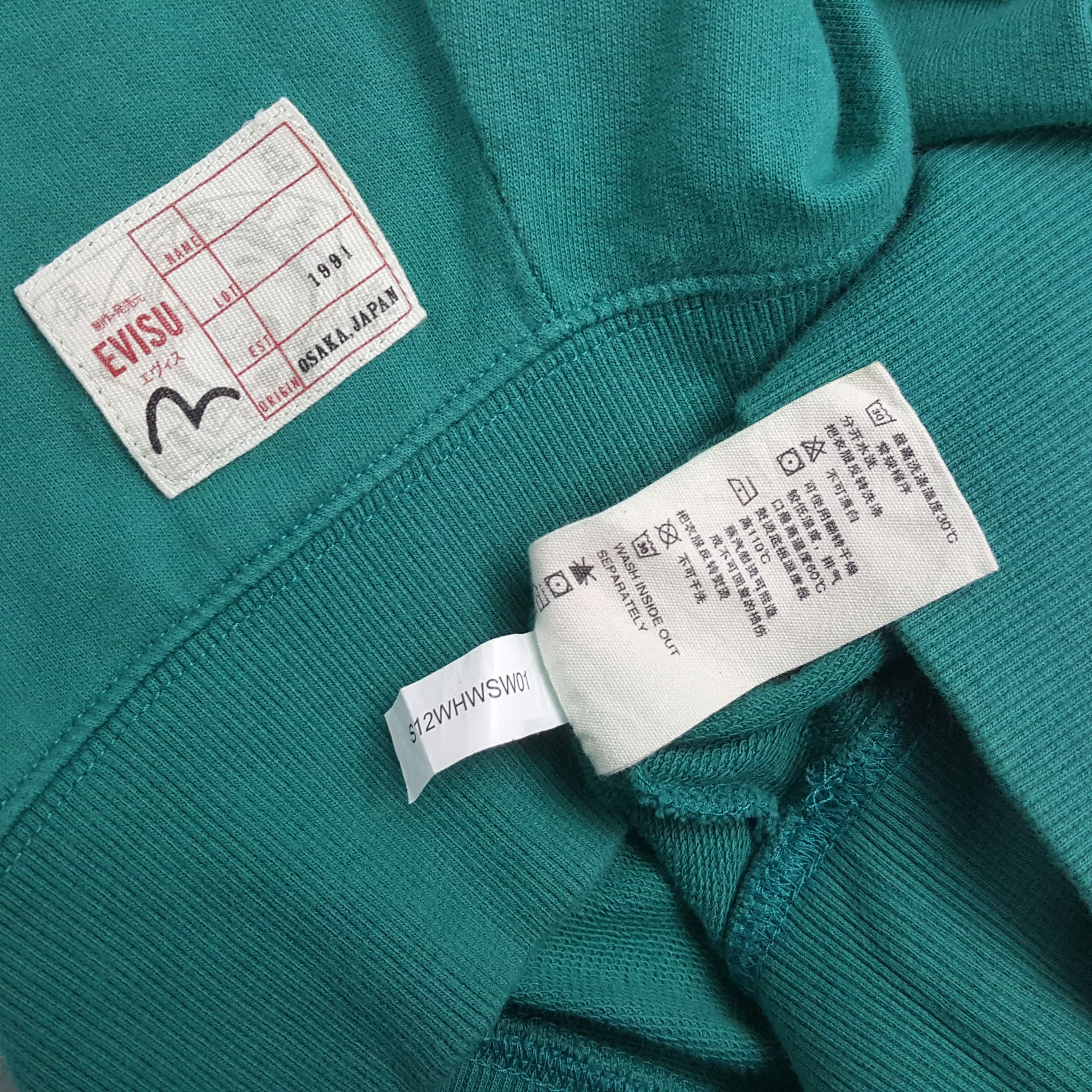 Evisu × Japanese Brand × Vintage Vintage EVISU Japanese Fashion Brand Logo Style Sweatshirts Size US M / EU 48-50 / 2 - 7 Thumbnail