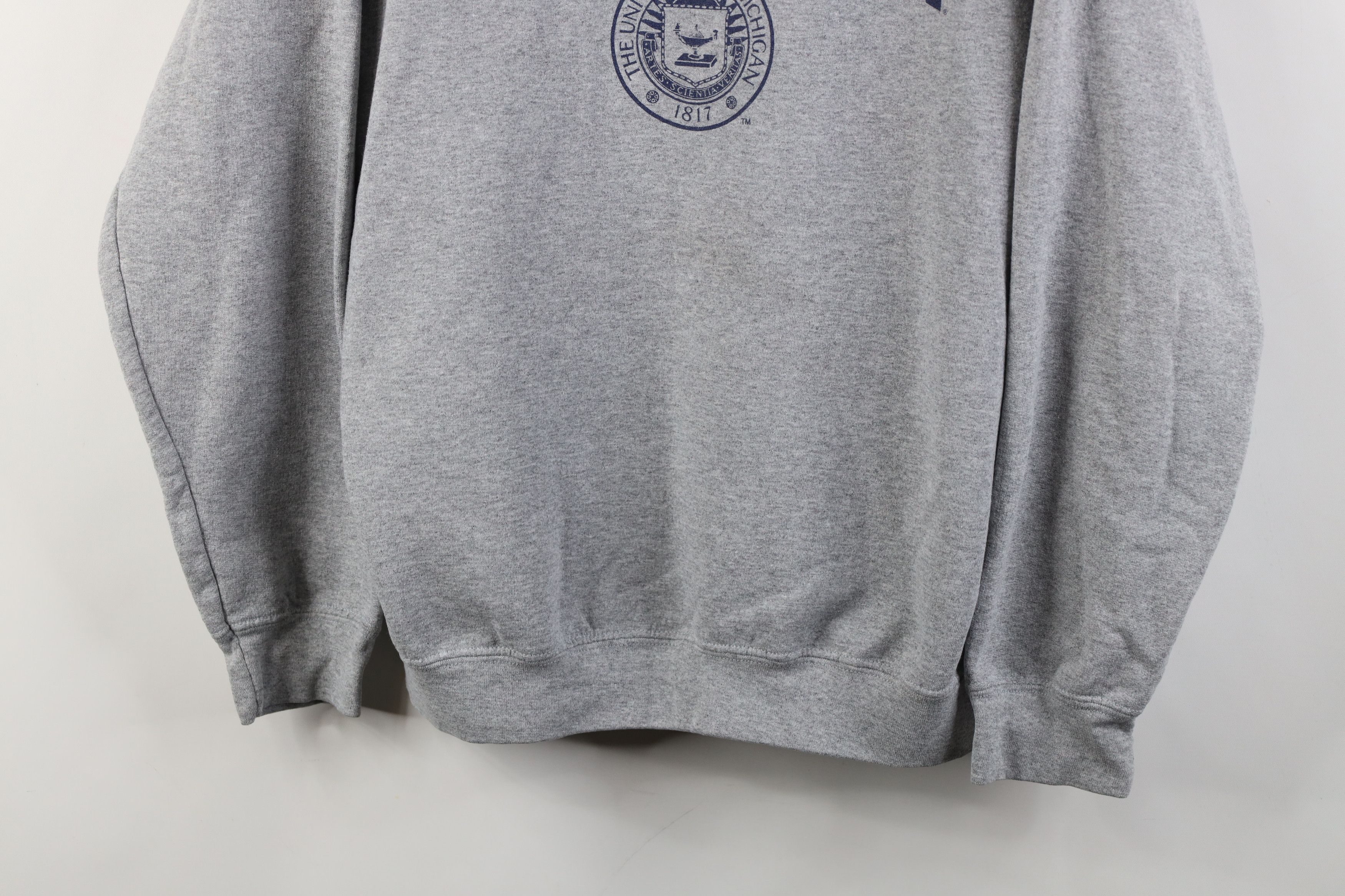 Vintage Vintage 90s Spell University of Michigan Crewneck Sweatshirt Size M / US 6-8 / IT 42-44 - 3 Thumbnail