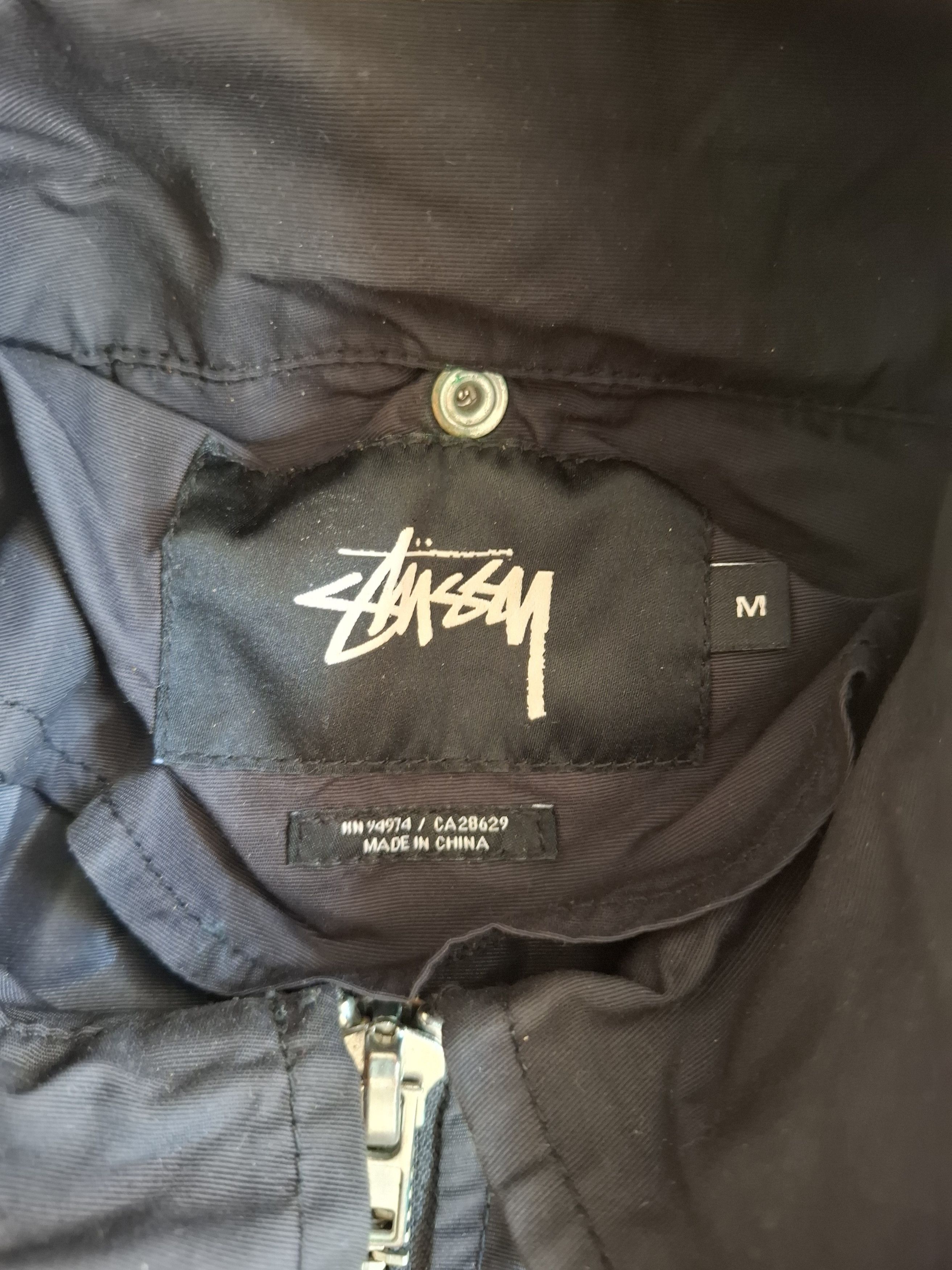 Stussy Back logo nylon raincoat Size US M / EU 48-50 / 2 - 3 Thumbnail