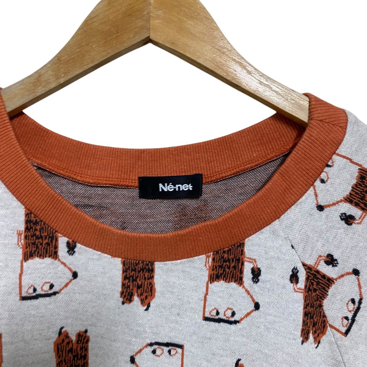 Ne-Net MOGU TAKAHASHI X NE-NET Sweatshirt Cropped Oversized Size M / US 6-8 / IT 42-44 - 7 Thumbnail