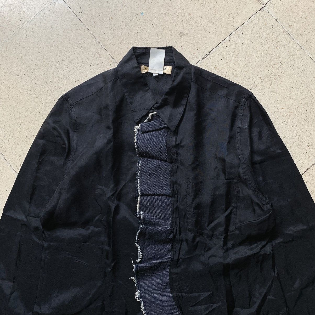 Comme des Garcons Comme Des Garcons Ruffles Shirt Button Up Silk Size M / US 6-8 / IT 42-44 - 2 Thumbnail