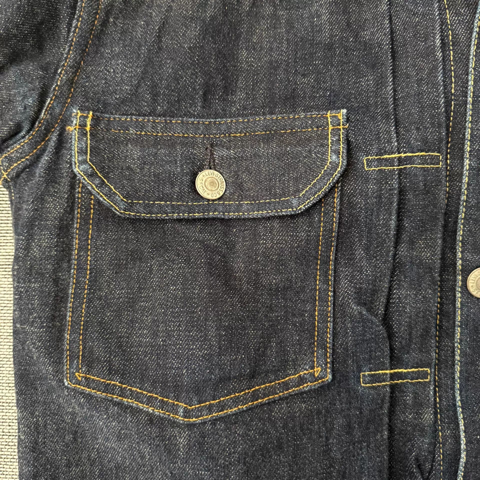 Levi's Levi's Lvc507 Type2 822 Factory Denim Jacket 40 2000 Size US M / EU 48-50 / 2 - 5 Thumbnail