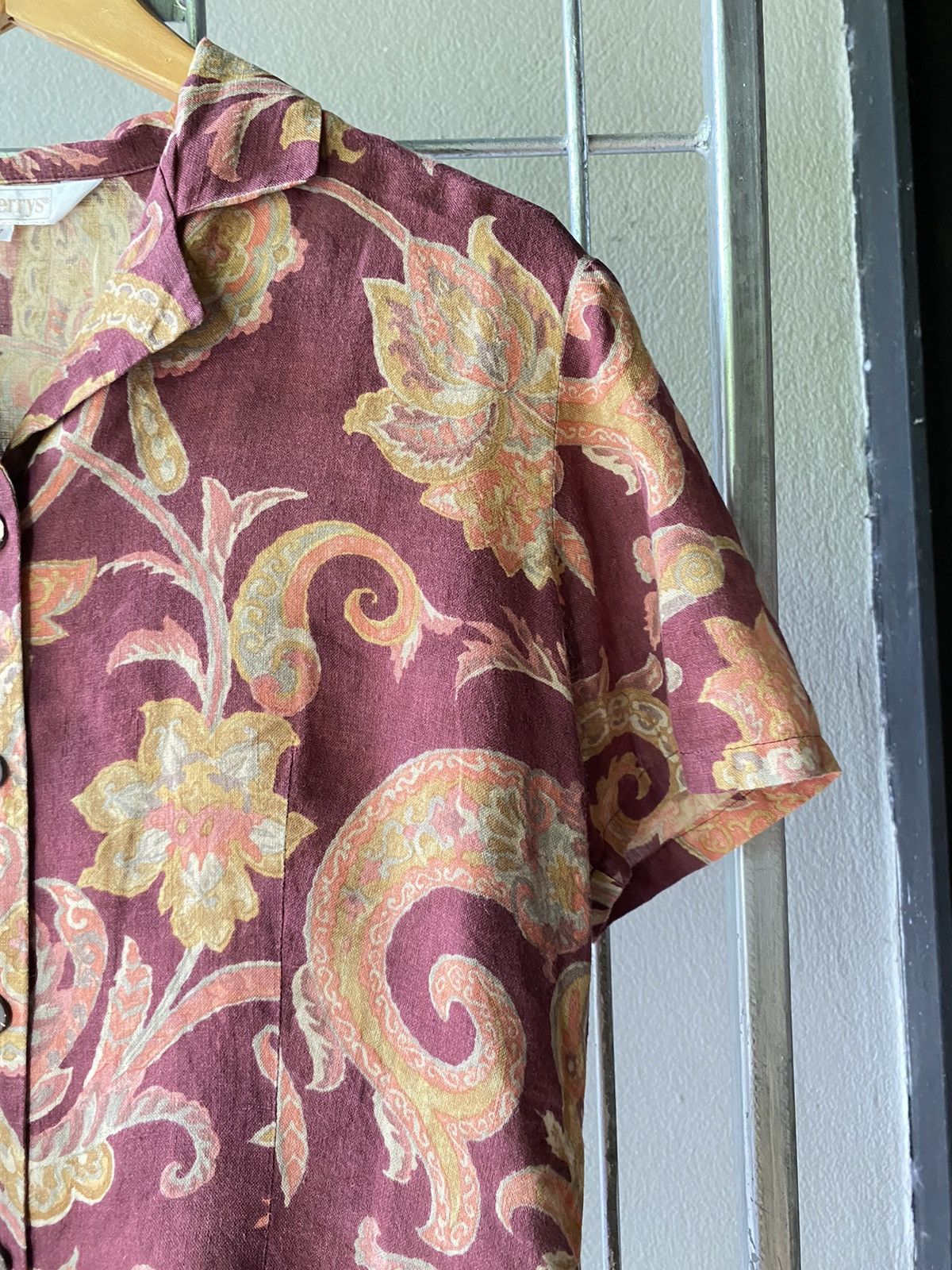 Burberry Burberry vintage floral print blouse Size M / US 6-8 / IT 42-44 - 4 Thumbnail