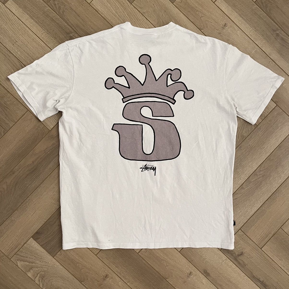 Stussy Stussy Australia Double Print Crown T Shirt Size US XL / EU 56 / 4 - 2 Thumbnail