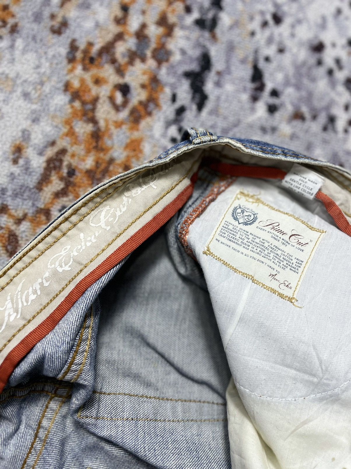 Ecko Unltd. × Japanese Brand × Marc Ecko Marc Ecko distressed Denim Jeans vintage Size US 36 / EU 52 - 10 Thumbnail