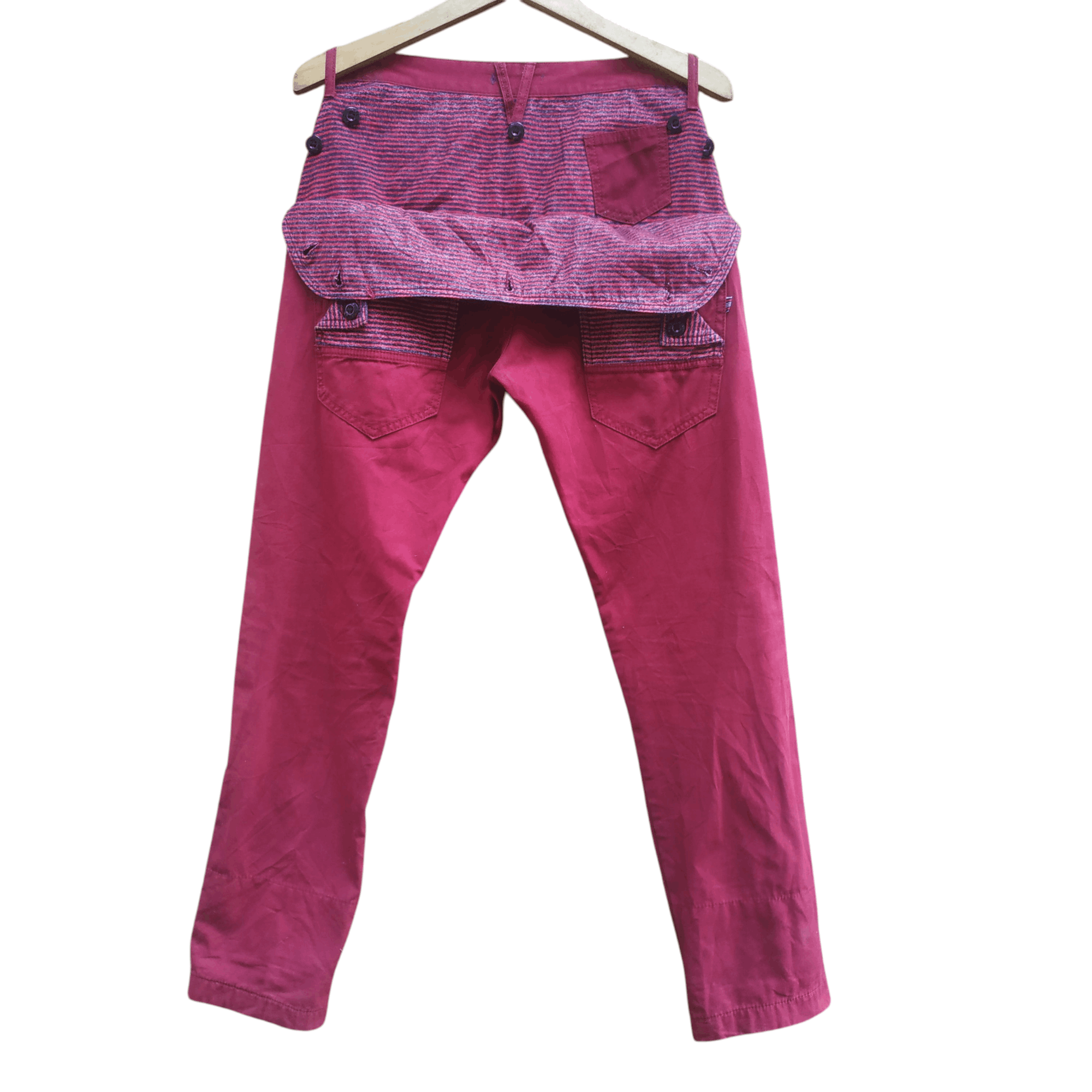 semanticdesign Semanticdesign Burgundy Utility Trouser Size US 30 / EU 46 - 4 Thumbnail