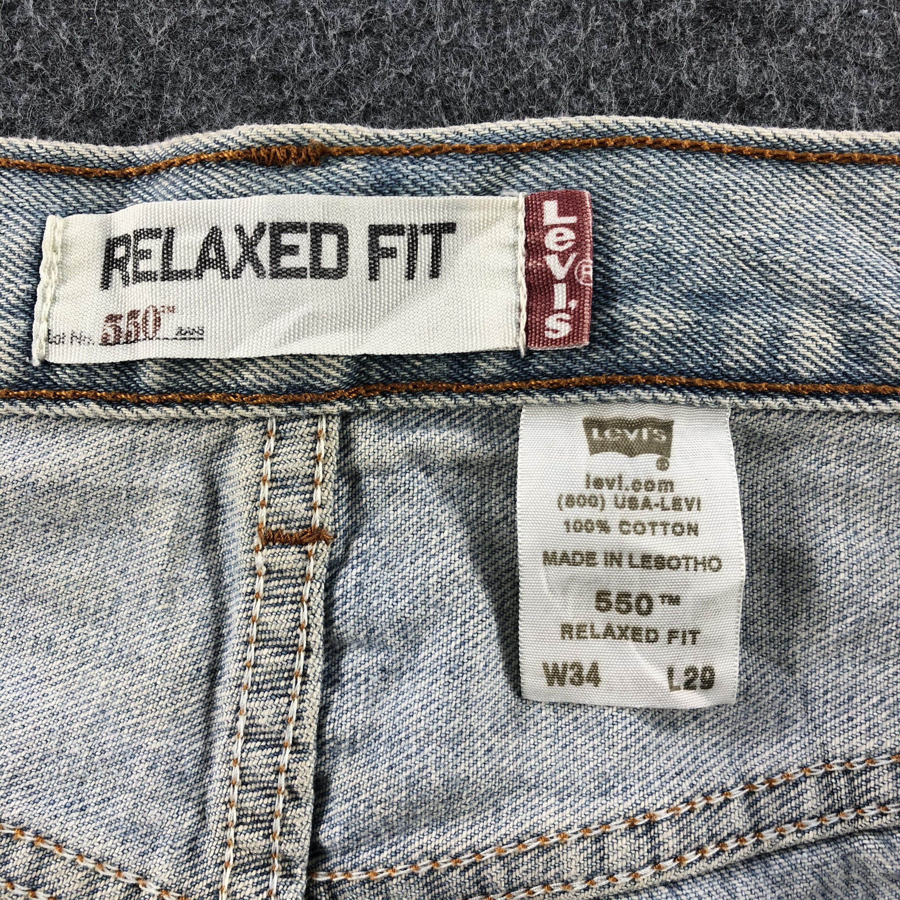 Levi's Vintage Light Wash Levis 550 Jeans- J1367 Size US 34 / EU 50 - 9 Thumbnail