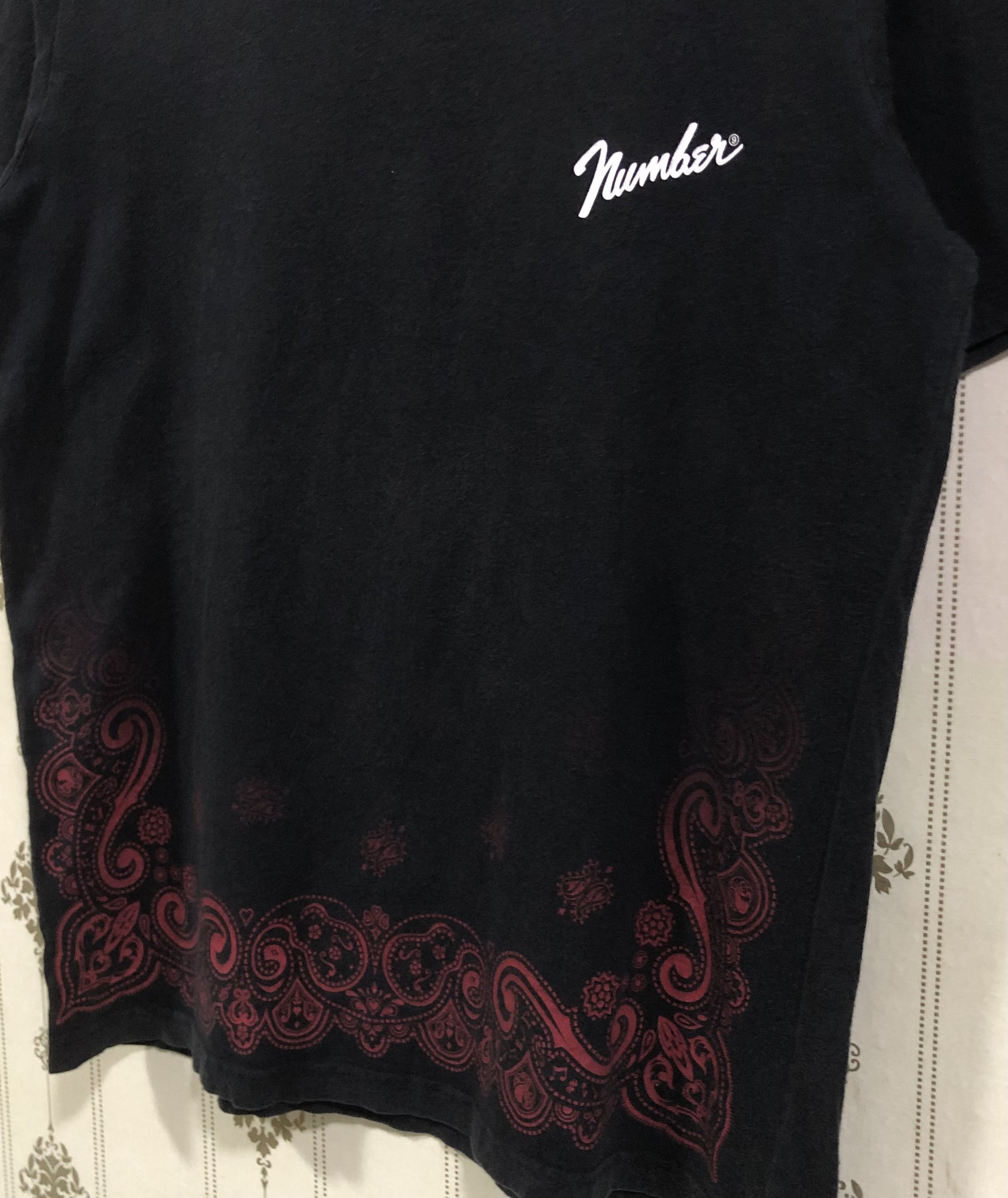 Number (N)ine SS04 Shashiko Design Tees Size US M / EU 48-50 / 2 - 2 Thumbnail