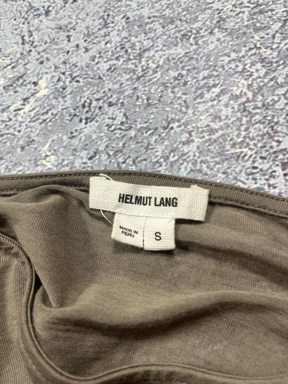 Helmut Lang Helmut Lang Asymmetrical Longsleeve T-Shirt Avant-Garde Size S / US 4 / IT 40 - 4 Thumbnail