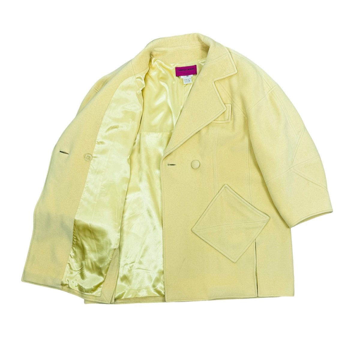 Christian Lacroix × Vintage Christian Lacroix Lana Wool Vintage Coat size 38 Size XS / US 0-2 / IT 36-38 - 16 Thumbnail