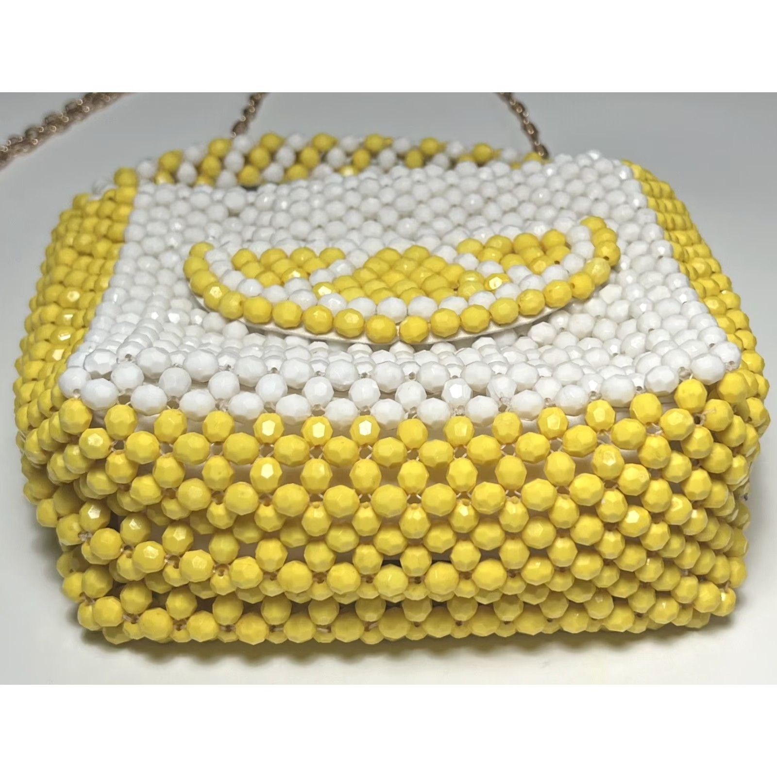 Vintage NWOT Bouffant & Broken Hearts Kendra Dandy Beaded Lemon Purse Crossbody Bag Size ONE SIZE - 3 Thumbnail