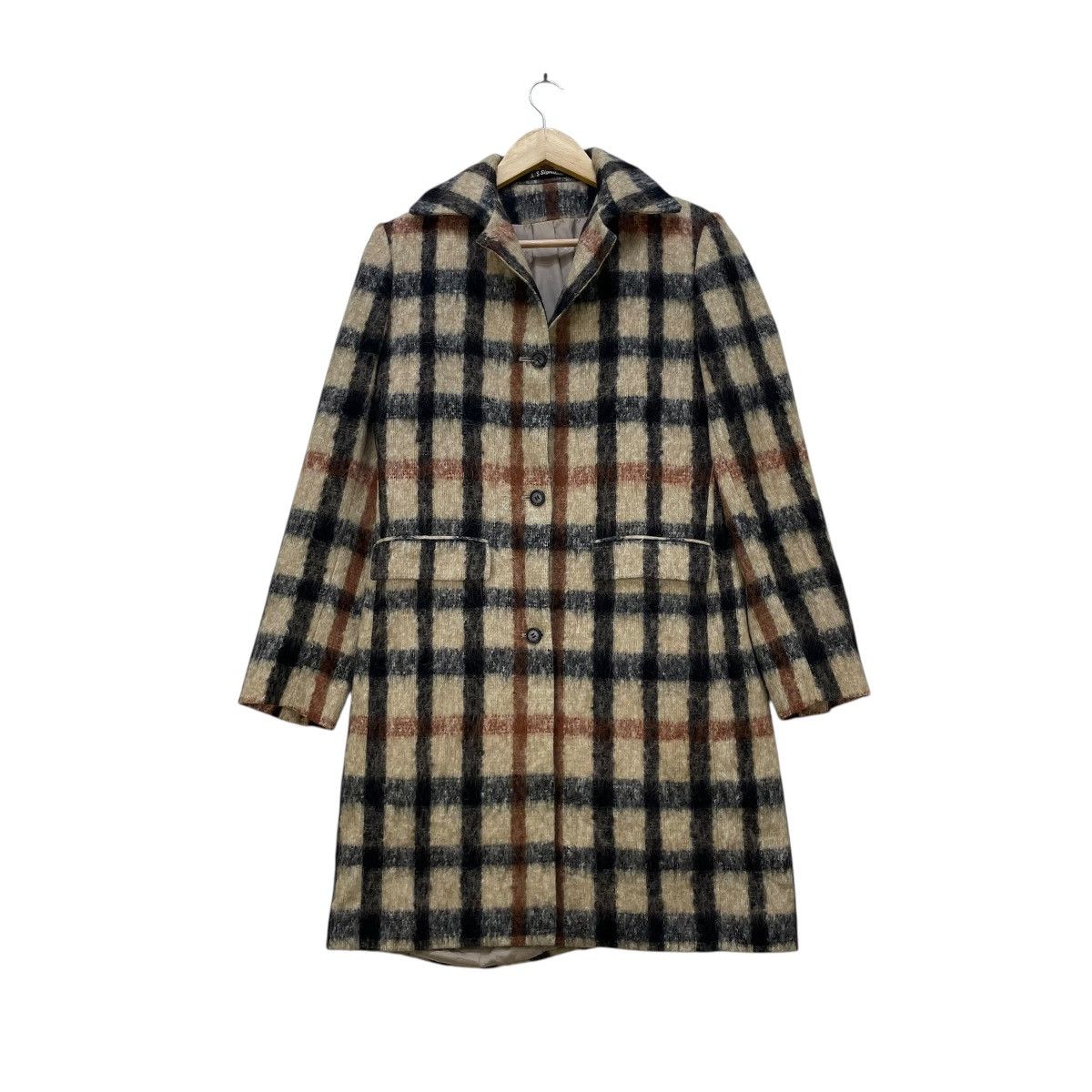 DAKS 💥Vintage Daks London Checked Alpaca Wool Jacket Size M / US 6-8 / IT 42-44 - 1 Thumbnail