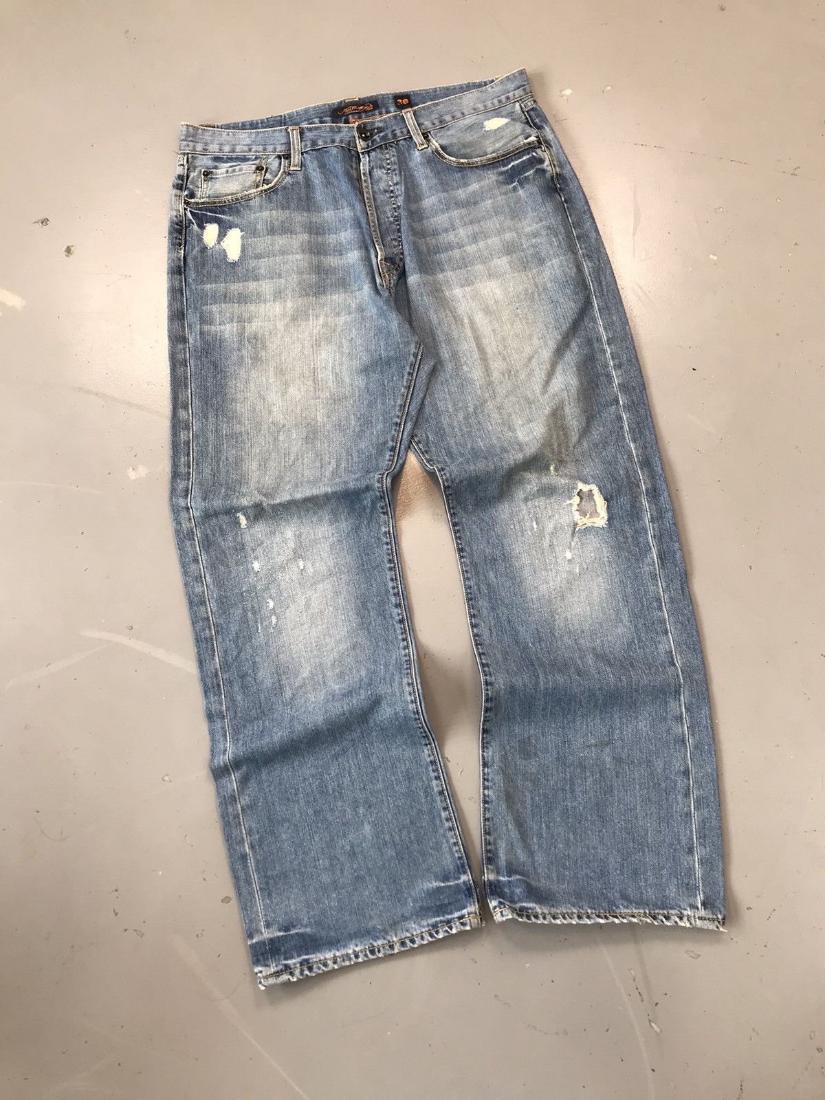 Christian Audigier × Ed Hardy × Vintage Vintage Edhardy by Christian Audigier SpellOut denim Size US 40 / EU 56 - 2 Thumbnail