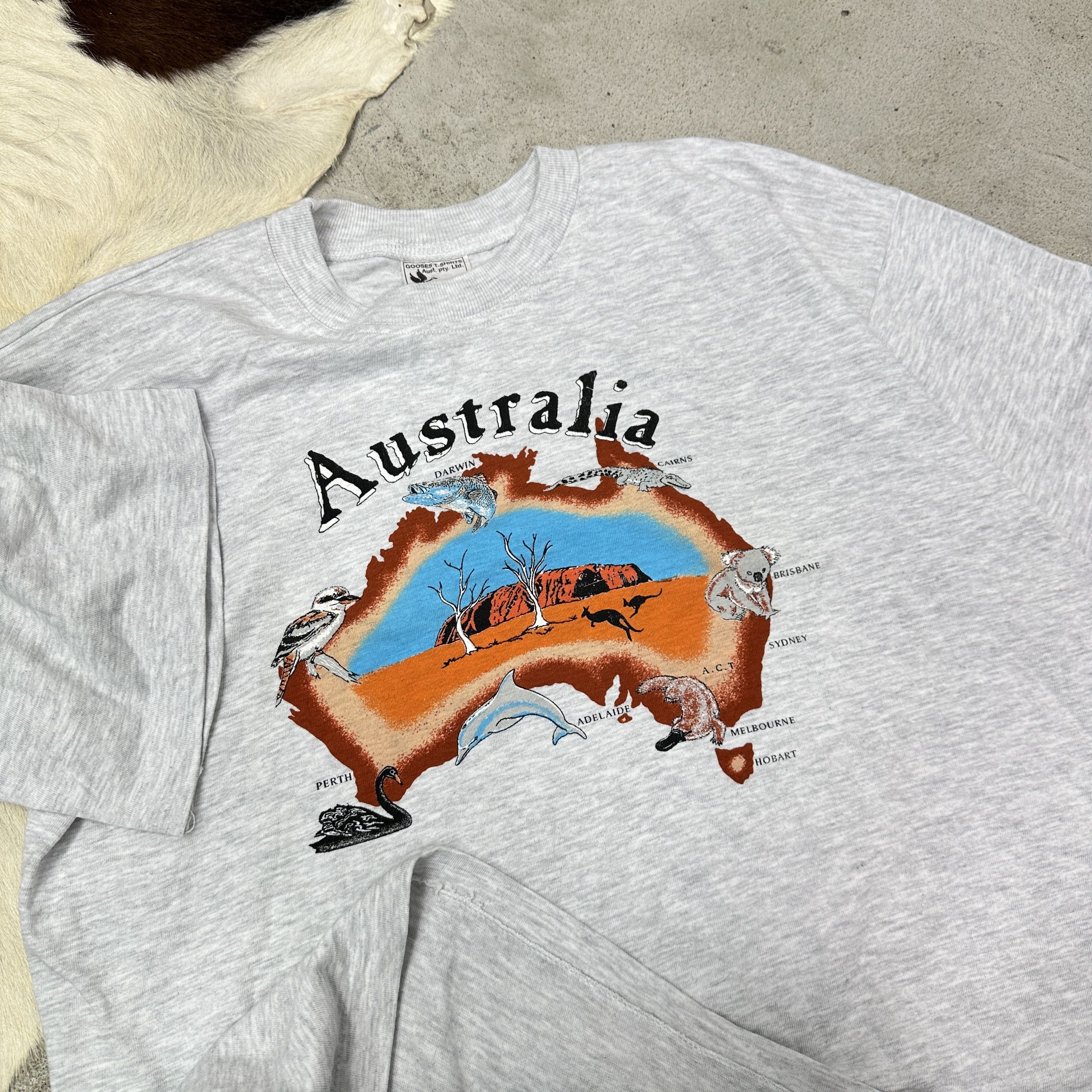 Vintage Vintage Streetwear Old School Australia T-shirt 90s Size US XXL / EU 58 / 5 - 4 Thumbnail