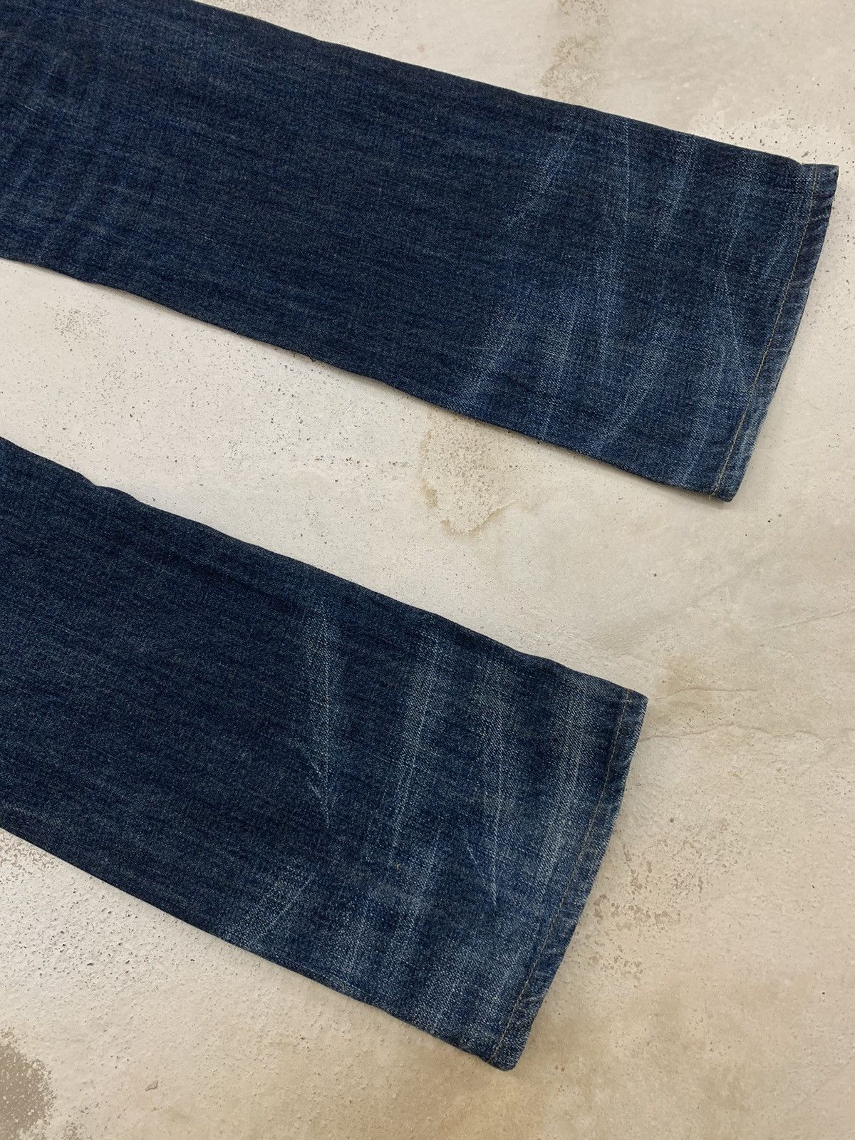 20471120 × Japanese Brand Sweet Camel Flare Kapital Style Whisker Distressed Denim Size US 28 / EU 44 - 13 Thumbnail