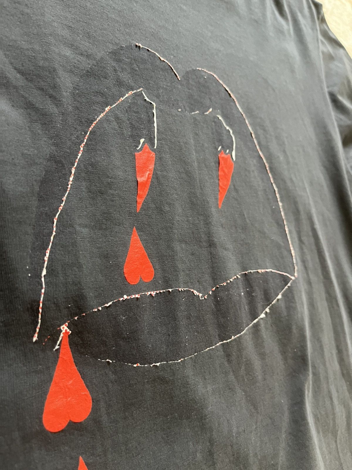 Saint Laurent Paris Saint Laurent Blood Luster Tee Size US S / EU 44-46 / 1 - 4 Thumbnail