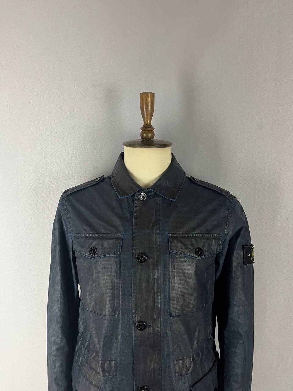 Stone Island Stone Island 2011 Rip Stop Coated Multi Pocket Jacket Navy Size US S / EU 44-46 / 1 - 2 Thumbnail