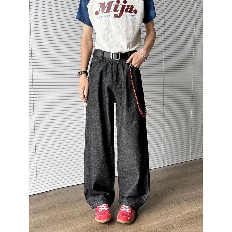 Japanese Brand Retro loose wide leg casual jeans Size US 32 / EU 48 - 6 Thumbnail