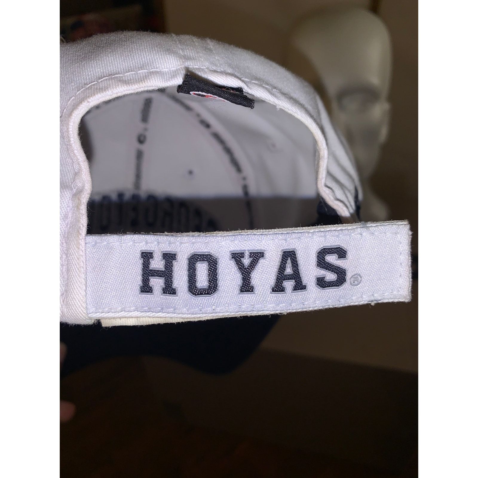 Colosseum Athletics Georgetown Hoyas Hat White Adjustable NCAA Colosseum Size ONE SIZE - 8 Thumbnail