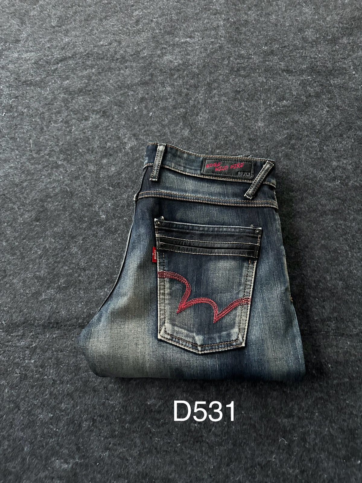 Edwin Vintage 90s Edwin Edge Of Blue 2 Layer Denim 29x33 D531 Size US 30 / EU 46 - 20 Thumbnail