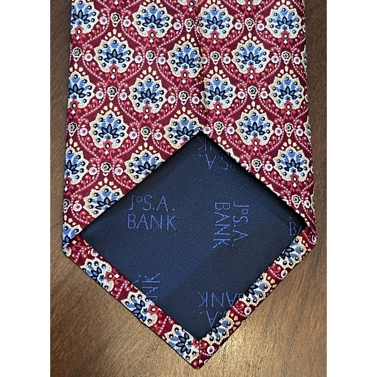 Jos. A. Bank Jos. A. Bank Executive Collection Red Blue Silk China Size ONE SIZE - 2 Thumbnail
