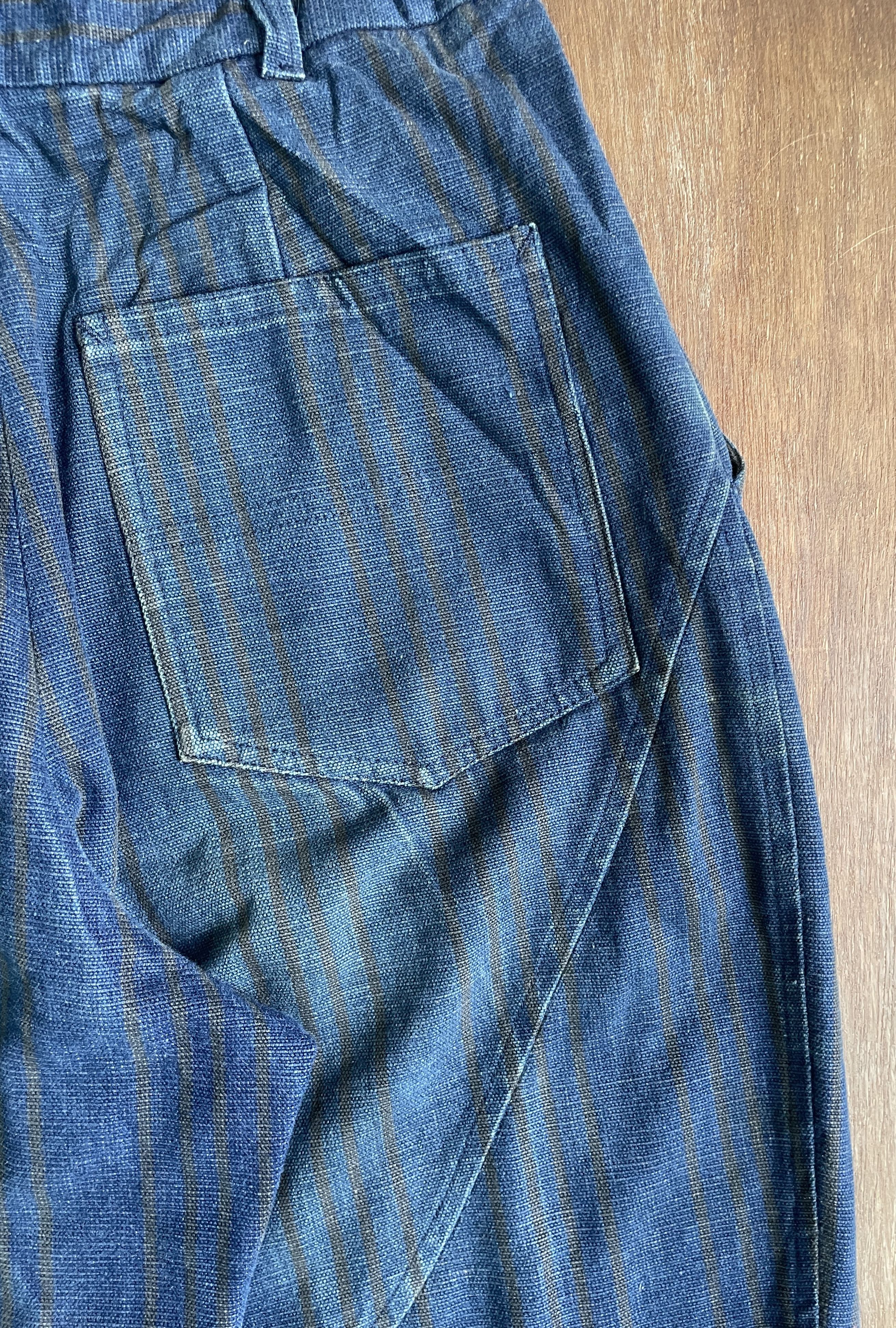 Yohji Yamamoto Y's YOHJI YAMAMOTO Stripped Baloon Pants Size US 27 - 9 Thumbnail