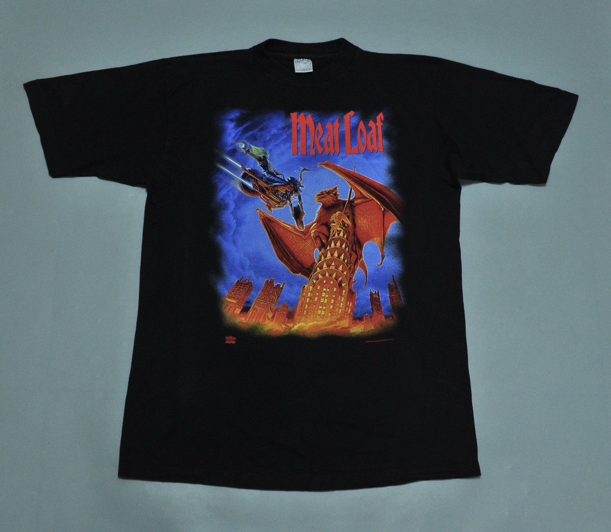 Band Tees × Vintage Vintage 1994 Meat Loaf T Shirt - Tour Concert Vtg Band Tee Size US XL / EU 56 / 4 - 1 Thumbnail