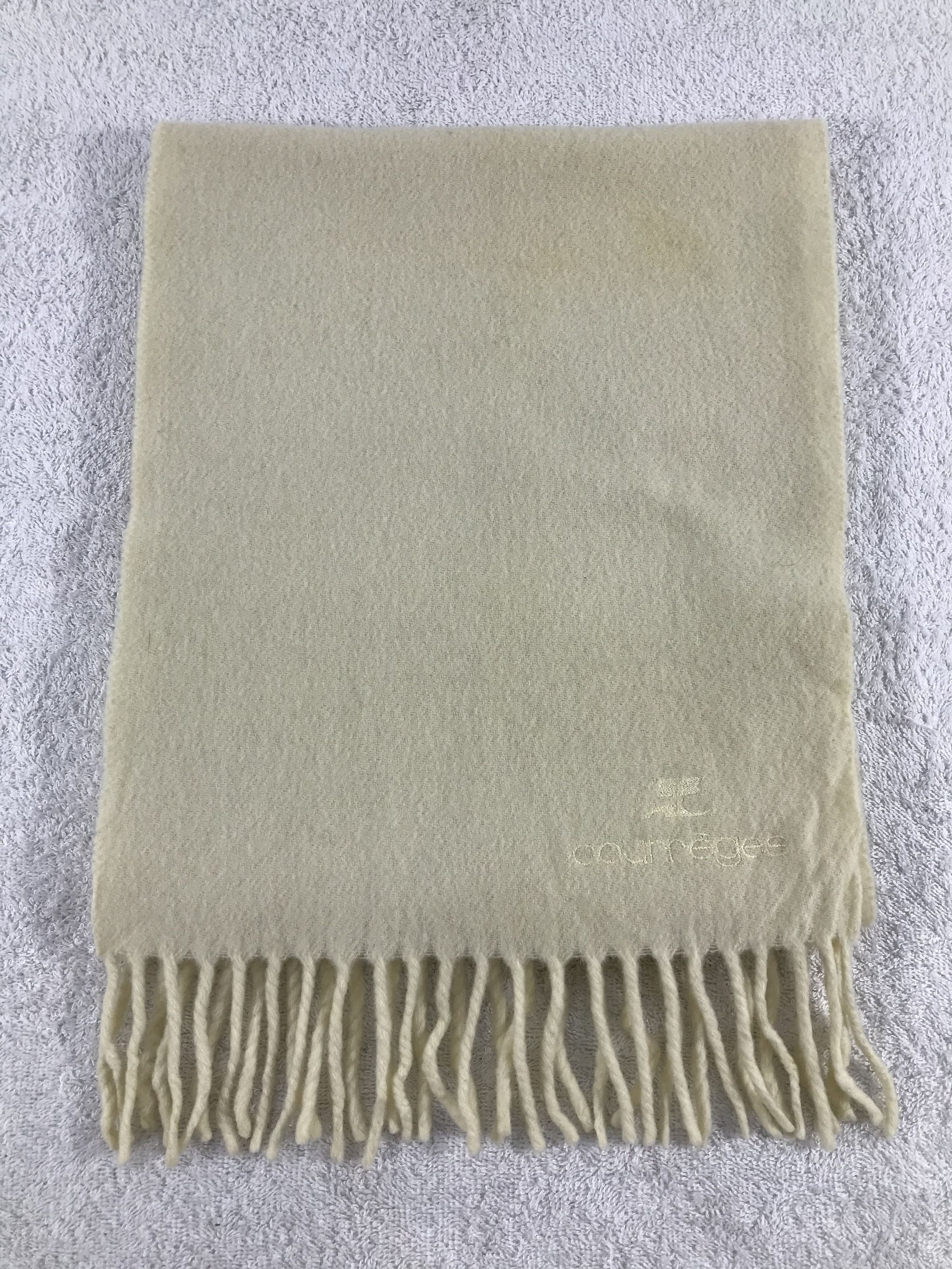 Courreges × Vintage Courreges Scarf / Muffler / Neckwear - WW1435 Size ONE SIZE - 2 Thumbnail