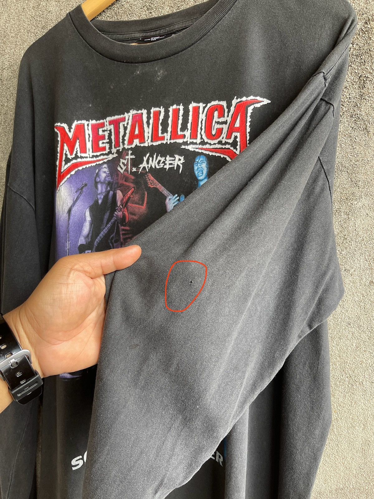 Band Tees SUN FADED🔥Vtg METALLICA St Anger Long Sleve Size US XXL / EU 58 / 5 - 10 Thumbnail