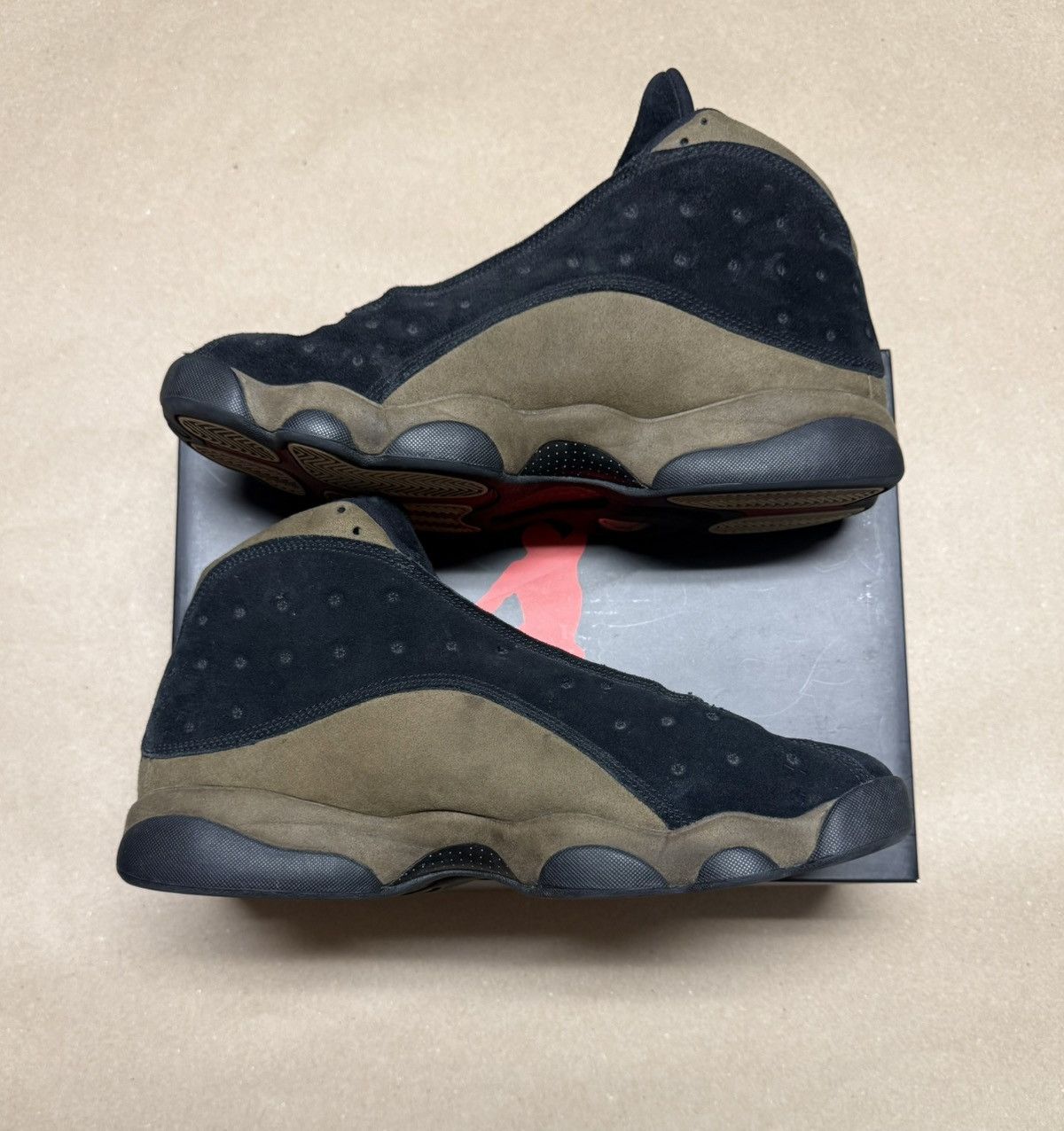 Jordan Brand Nike Air Jordan 13 Retro Olive Men’s size 14 Shoes Rare! Size US 14 / EU 47 - 2 Thumbnail
