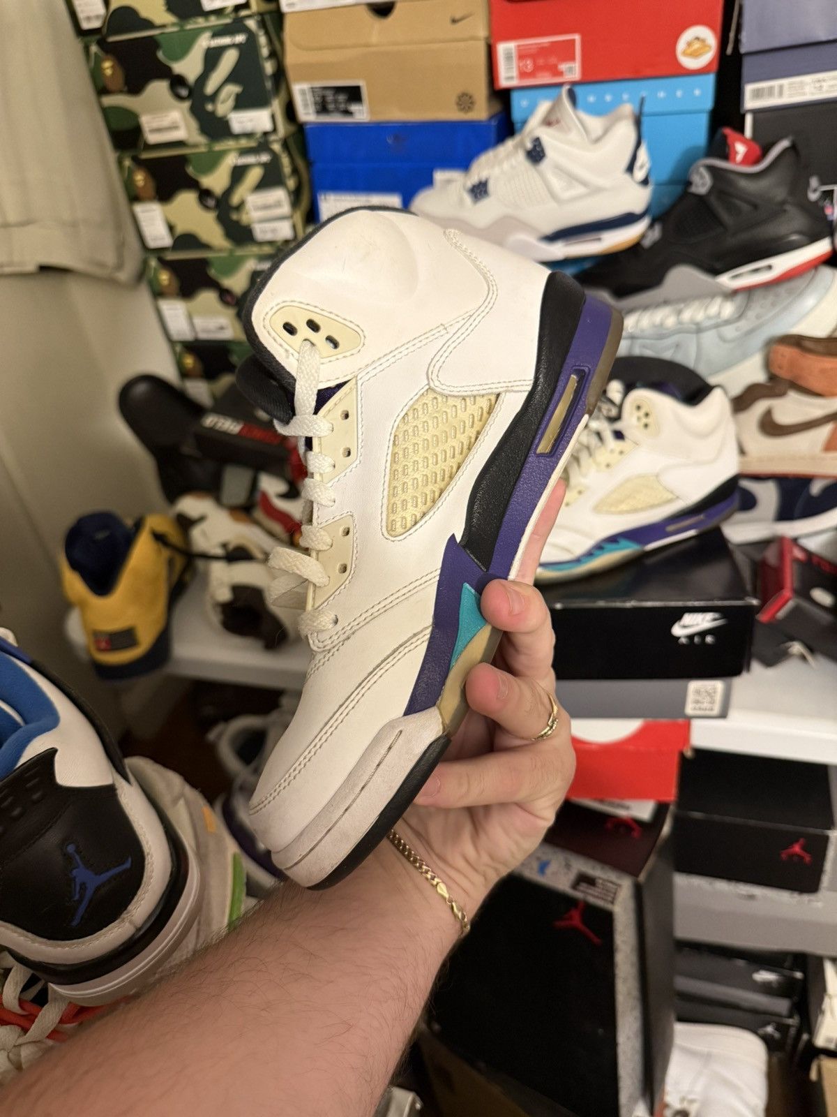Jordan Brand Jordan retro 5 Grape size 7 Size US 7 / EU 40 - 3 Thumbnail