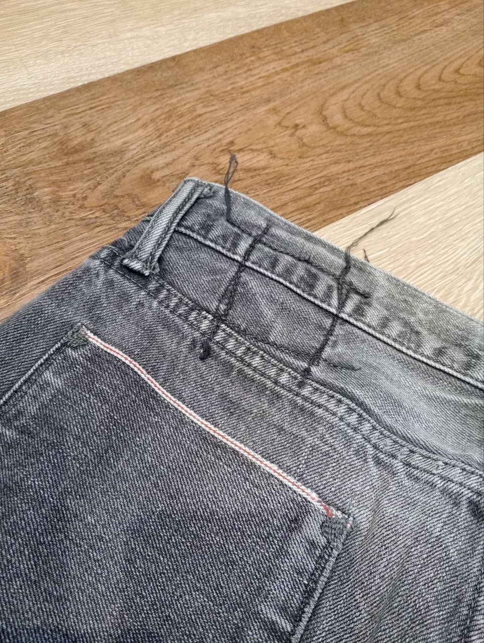 KURO KURO JAPAN GRAPHITE GREY SELVEDGE DENIM PANTS Size US 31 - 12 Thumbnail