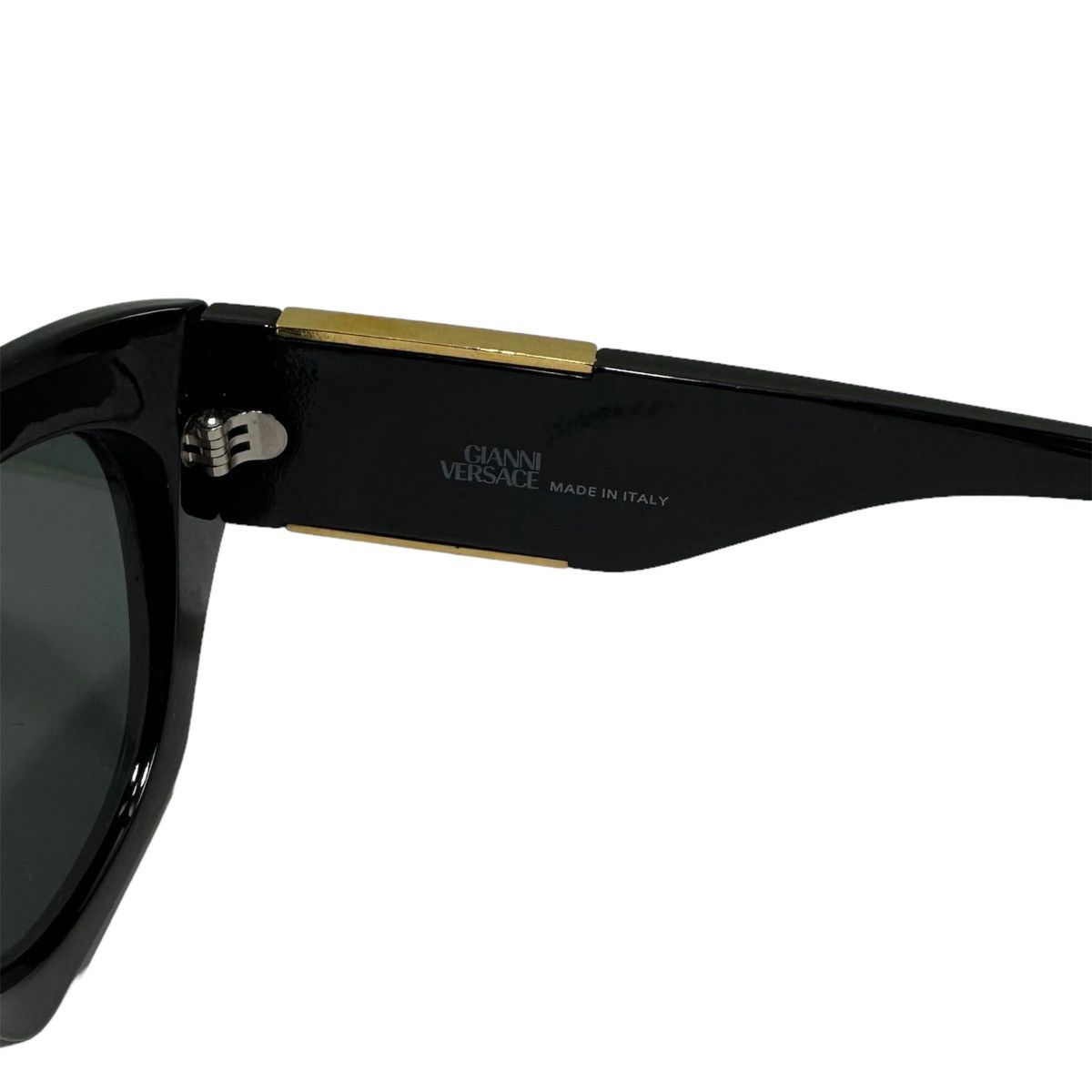 Versace × Vintage Gianni Versace Sun glasses Vintage 420/C Col. 852 90s black Size ONE SIZE - 7 Thumbnail