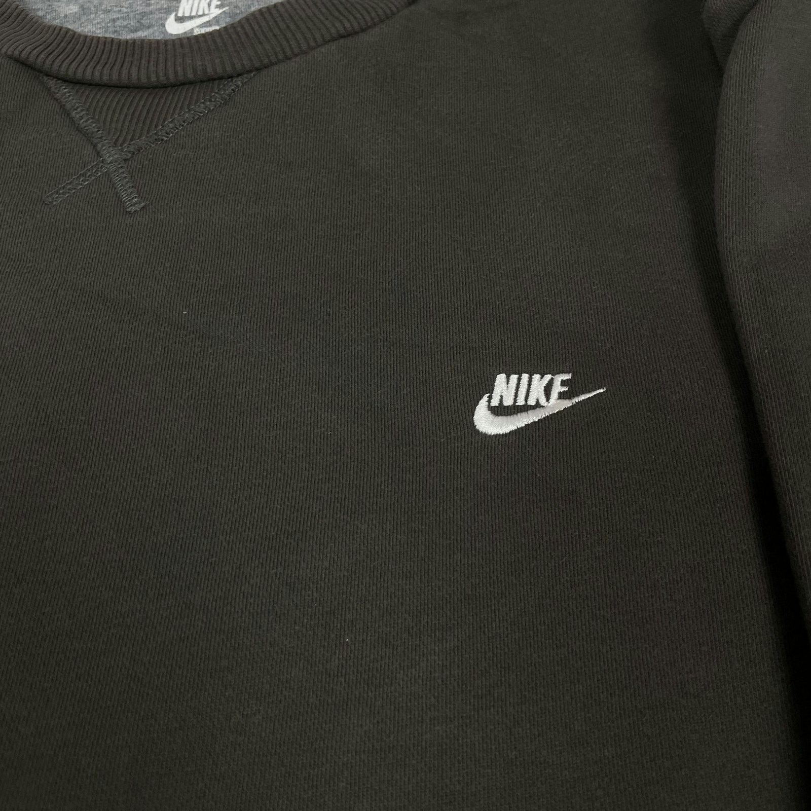 Nike × Vintage Nike Sportswear Men's brown Cotton Fleece Lined Sweatshirt L Size US L / EU 52-54 / 3 - 3 Thumbnail