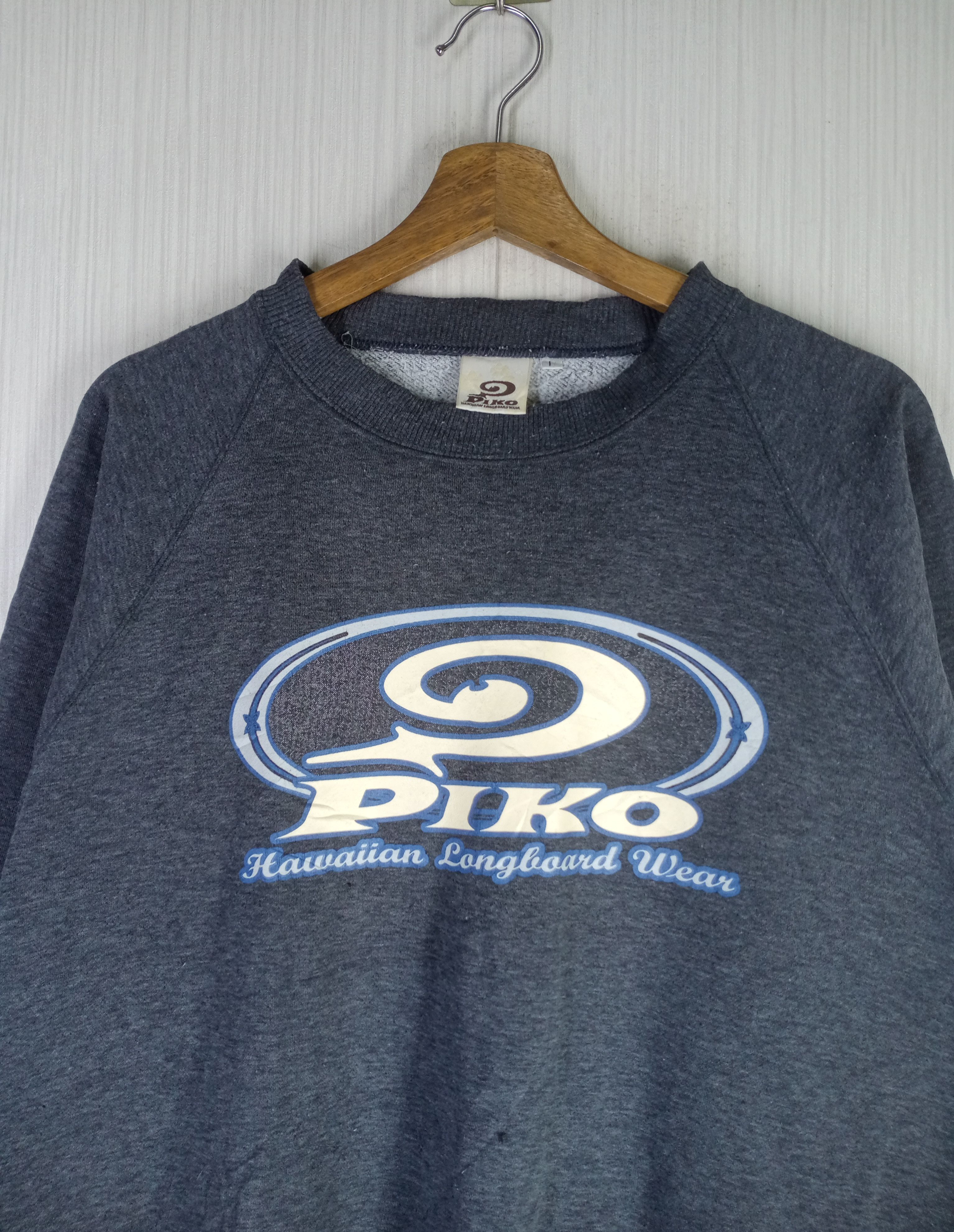 Ron Jon Surf Shop Rare Vintage Piko Hawaiian Longboard Wear Sweatshirt Size US L / EU 52-54 / 3 - 3 Thumbnail